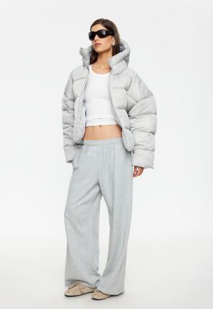 CINDY PUFFER JACKET - ASH