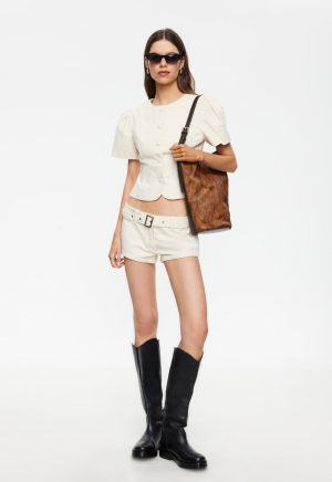 FEMME BLOUSE - BEIGE