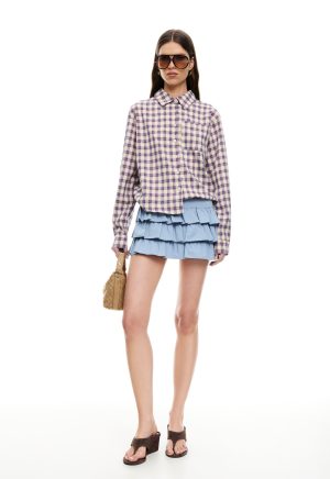 SOLSTICE MINI SKORT - SLATE BLUE